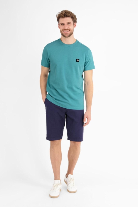 Lerros t-shirt/serafino 1/2 arm